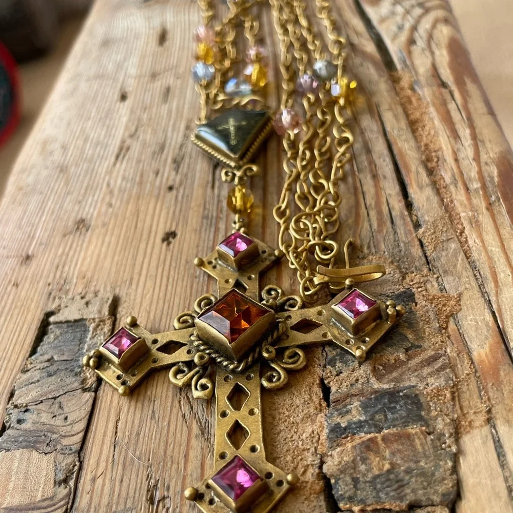 VSA Designs Rare ‘90’s Rosary necklace or belt, extraordinary, versatile piece. - Picture 10 of 14